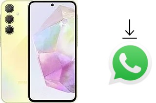 Cómo instalar WhatsApp en un Samsung Galaxy A35