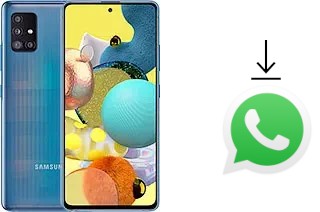 Cómo instalar WhatsApp en un Samsung Galaxy A51 5G UW