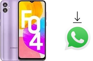 Cómo instalar WhatsApp en un Samsung Galaxy F04