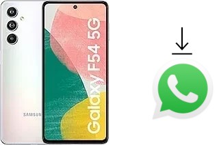 Cómo instalar WhatsApp en un Samsung Galaxy F54