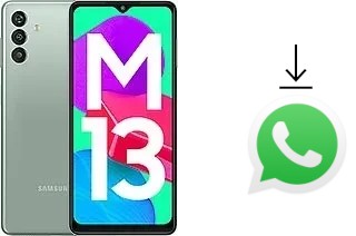 Cómo instalar WhatsApp en un Samsung Galaxy M13 (India)