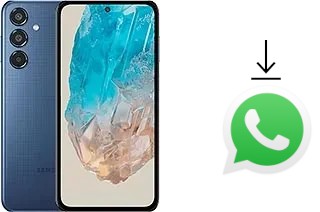 Cómo instalar WhatsApp en un Samsung Galaxy M35