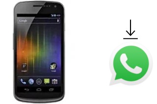 Cómo instalar WhatsApp en un Samsung Galaxy Nexus I9250