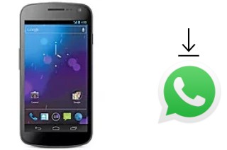 Cómo instalar WhatsApp en un Samsung Galaxy Nexus LTE L700