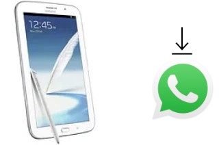 Cómo instalar WhatsApp en un Samsung Galaxy Note 8.0 Wi-Fi