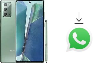 Cómo instalar WhatsApp en un Samsung Galaxy Note20 5G