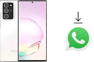 Cómo instalar WhatsApp en un Samsung Galaxy Note20+ 5G