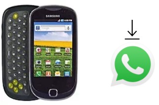 Cómo instalar WhatsApp en un Samsung Galaxy Q T589R