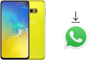 Cómo instalar WhatsApp en un Samsung Galaxy S10e