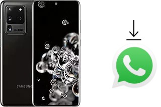 Cómo instalar WhatsApp en un Samsung Galaxy S20 Ultra 5G