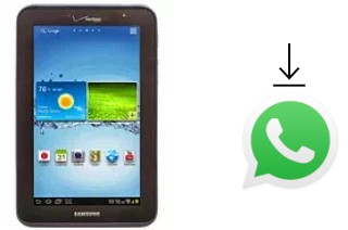 Cómo instalar WhatsApp en un Samsung Galaxy Tab 2 7.0 I705