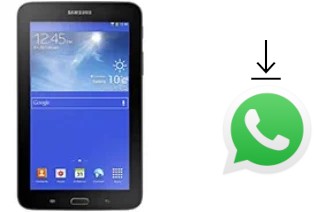 Cómo instalar WhatsApp en un Samsung Galaxy Tab 3 Lite 7.0 3G