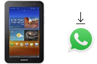 Cómo instalar WhatsApp en un Samsung P6200 Galaxy Tab 7.0 Plus