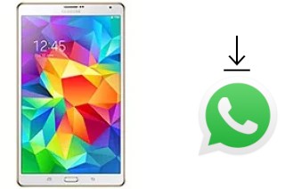 Cómo instalar WhatsApp en un Samsung Galaxy Tab S 8.4 LTE