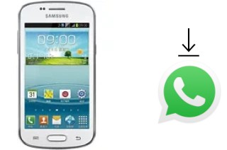 Cómo instalar WhatsApp en un Samsung Galaxy Trend II Duos S7572