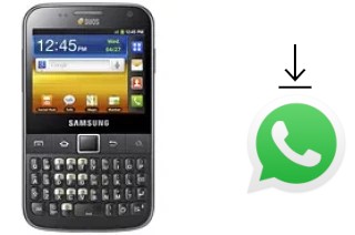 Cómo instalar WhatsApp en un Samsung Galaxy Y Pro Duos B5512