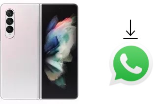 Cómo instalar WhatsApp en un Samsung Galaxy Z Fold3 5G