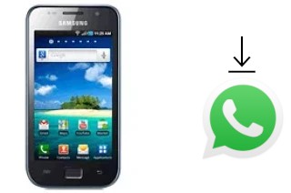 Cómo instalar WhatsApp en un Samsung I9003 Galaxy SL