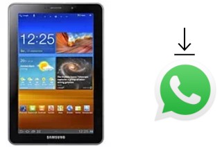 Cómo instalar WhatsApp en un Samsung P6810 Galaxy Tab 7.7