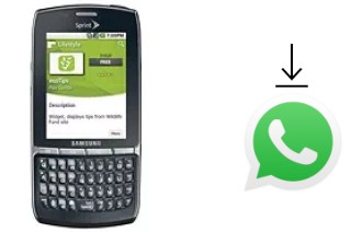 Cómo instalar WhatsApp en un Samsung M580 Replenish