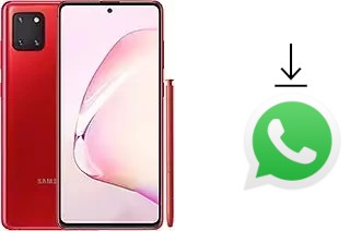 Cómo instalar WhatsApp en un Samsung Galaxy Note10 Lite