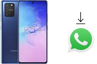 Cómo instalar WhatsApp en un Samsung Galaxy S10 Lite