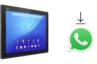 Cómo instalar WhatsApp en un Sony Xperia Z4 Tablet WiFi