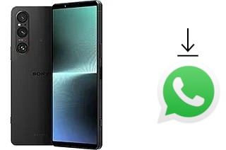 Cómo instalar WhatsApp en un Sony Xperia 1 V