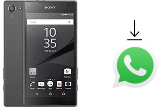 Cómo instalar WhatsApp en un Sony Xperia Z5 Compact