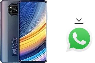 Cómo instalar WhatsApp en un Xiaomi Poco X3 Pro