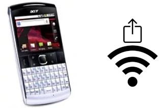 Generar QR con la clave Wifi en un Acer beTouch E210