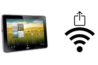 Generar QR con la clave Wifi en un Acer Iconia Tab A700