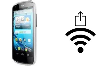 Generar QR con la clave Wifi en un Acer Liquid E1