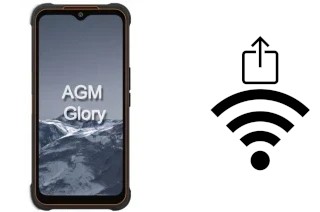 Generar QR con la clave Wifi en un AGM GLORY