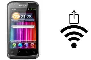 Generar QR con la clave Wifi en un alcatel OT-978