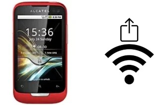 Generar QR con la clave Wifi en un alcatel OT-985