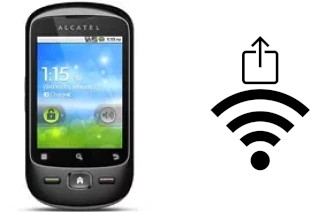 Generar QR con la clave Wifi en un alcatel OT-906