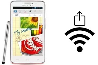 Generar QR con la clave Wifi en un alcatel One Touch Scribe Easy