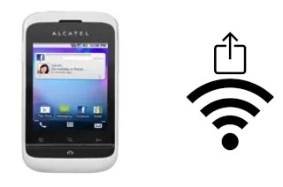 Generar QR con la clave Wifi en un alcatel OT-903