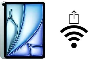 Cómo compartir la contraseña Wifi desde un Apple iPad Air 11 (2024) sin escribirla