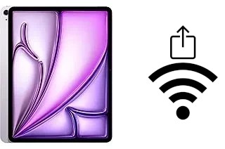 Cómo compartir la contraseña Wifi desde un Apple iPad Air 13 (2024) sin escribirla