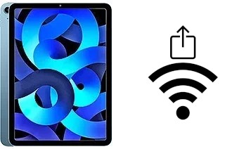 Cómo compartir la contraseña Wifi desde un Apple iPad Air (2022) sin escribirla