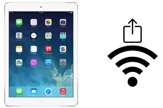 Cómo compartir la contraseña Wifi desde un Apple iPad Air sin escribirla