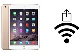 Cómo compartir la contraseña Wifi desde un Apple iPad mini 3 sin escribirla