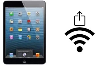 Cómo compartir la contraseña Wifi desde un Apple iPad mini Wi-Fi + Cellular sin escribirla