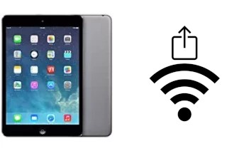 Cómo compartir la contraseña Wifi desde un Apple iPad mini 2 sin escribirla