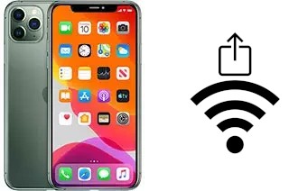 Cómo compartir la contraseña Wifi desde un Apple iPhone 11 Pro Max sin escribirla