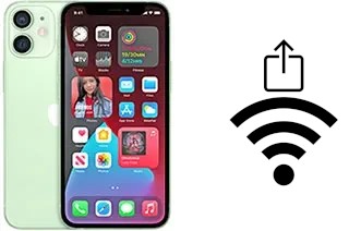 Cómo compartir la contraseña Wifi desde un Apple iPhone 12 mini sin escribirla