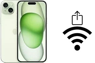 Cómo compartir la contraseña Wifi desde un Apple iPhone 15 Plus sin escribirla