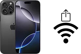 Cómo compartir la contraseña Wifi desde un Apple iPhone 16 Pro Max sin escribirla